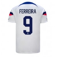 forente stater Jesus Ferreira #9 Fotballklær Hjemmedrakt VM 2022 Kortermet